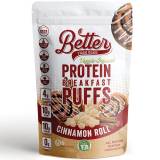 Better Than Good Protein Breakfast Puffs -- Cinnamon Roll