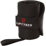Lift Tech Fitness Pro Thumb Loop Wrist Wraps 20" - Black
