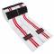 Grizzly Fitness Power Lifters Knee Wrap w/Velcro, White #8660-09