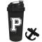 Popeye's Supplements Shaker Cup "Typhoon w/Anchor" "ATHLETIC P" - Black