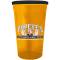 Popeye's Supplements Cup & "P" Lid - Neon Orange