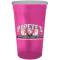 Popeye's Supplements Cup & "P" Lid - Neon Pink