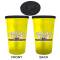 Popeye's Supplements Cup & "P" Lid - Neon Yellow