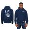Popeye's Brushed Fleece Hoodie "Long Run" Navy