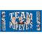 Popeye's Athletic Towel Blue