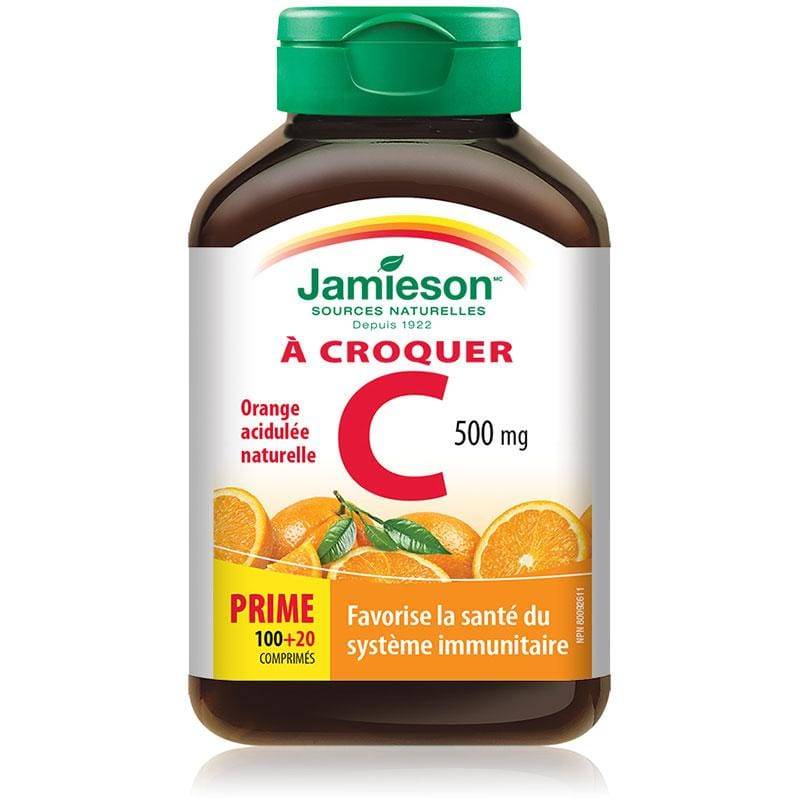 Jamieson Vit. C 500mg Chew 120 tabs