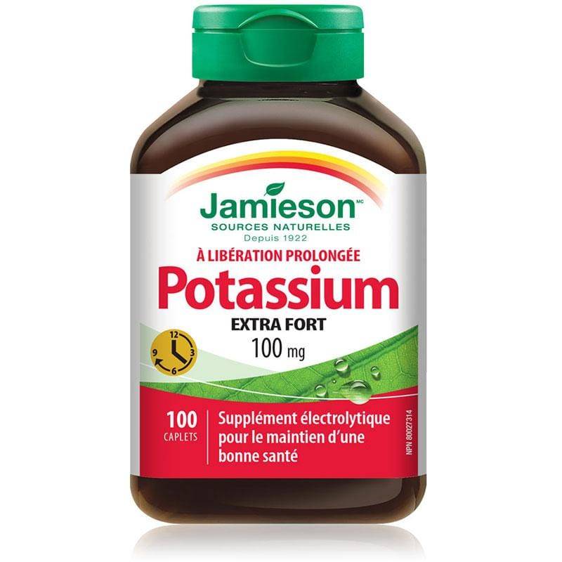 Jamieson Potassium 100mg 100 caps