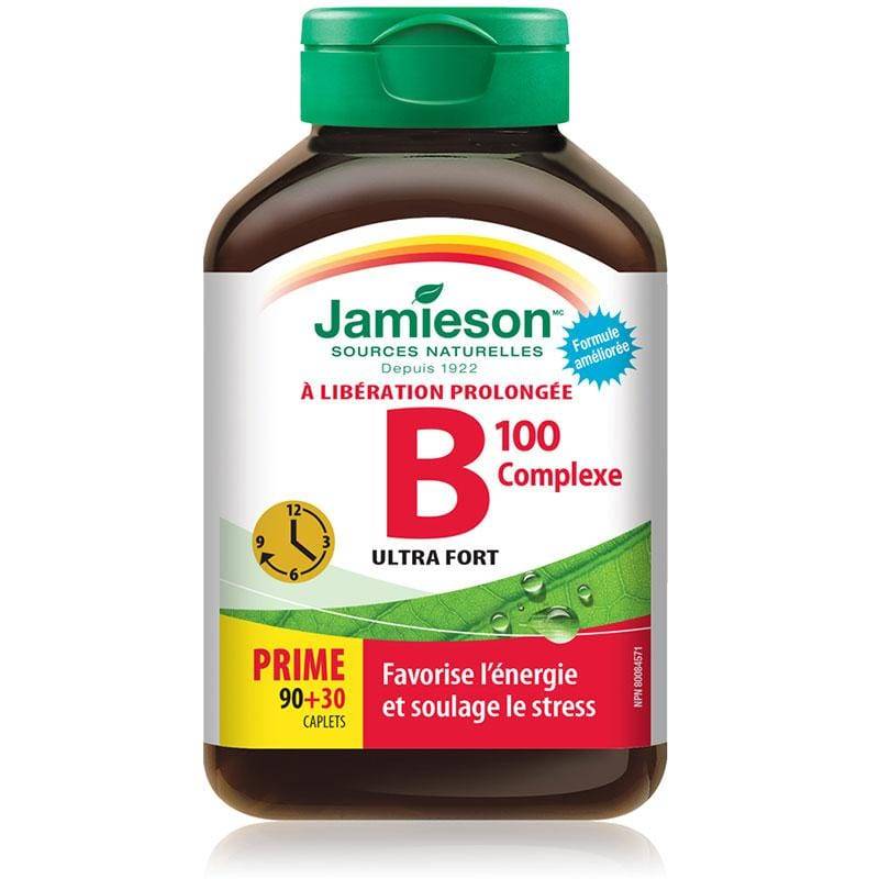 Jamieson B-Complex 100mg Time Release 120 tabs