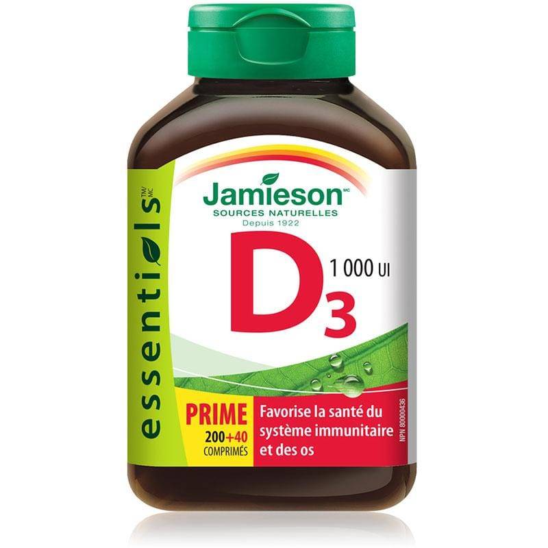 Jamieson Vitamin D 1000IU 240 tabs
