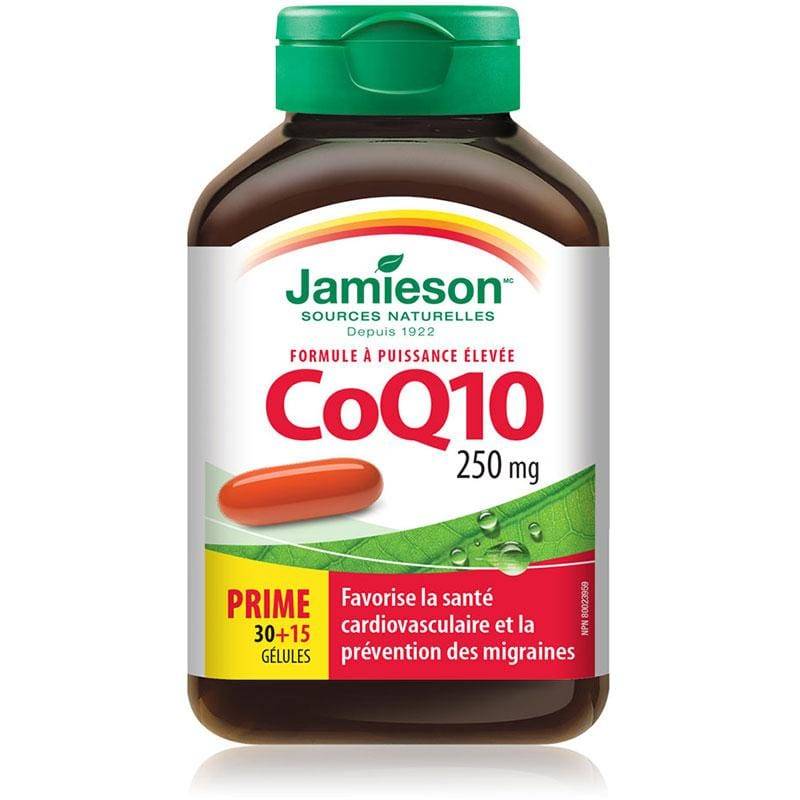 Jamieson CoQ10 250mg 45 caps