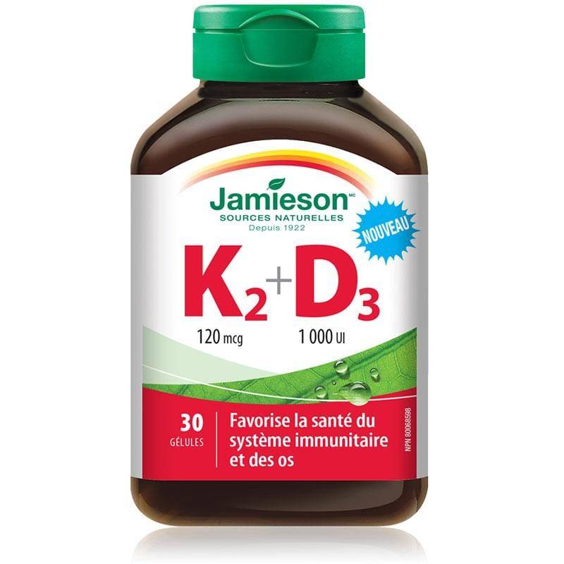 Jamieson Vitamine K+D 30 caps