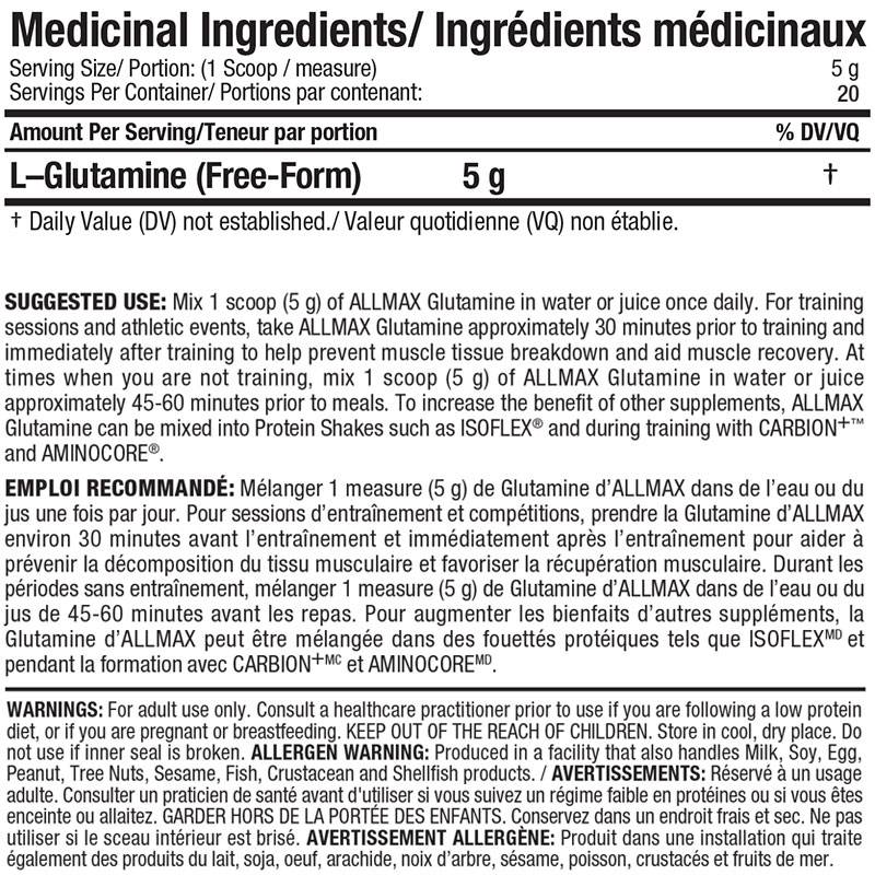 Allmax Nutrition Glutamine