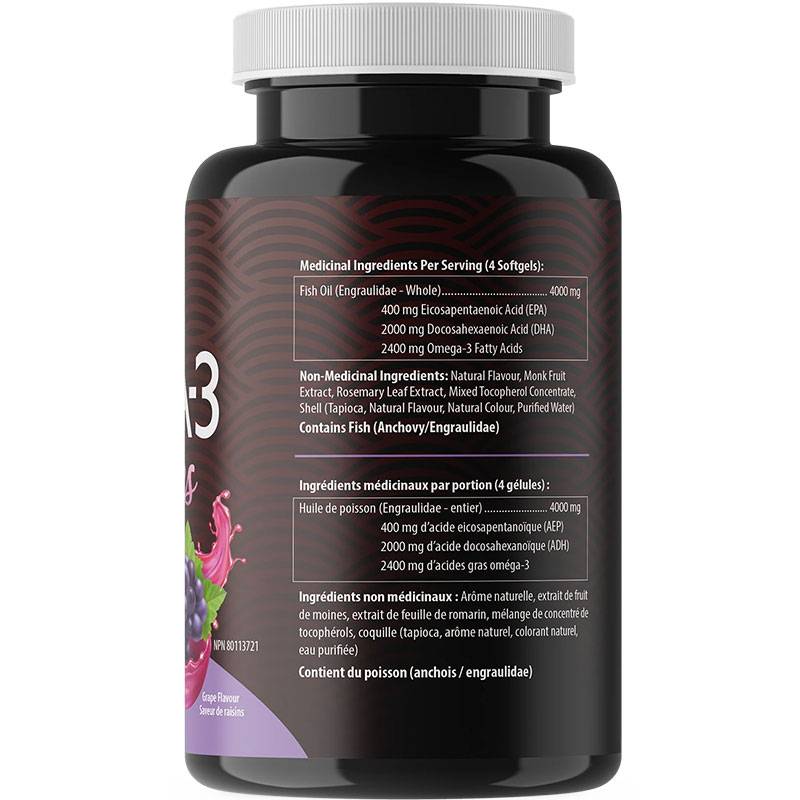 AquaOmega High DHA Omega-3 Chewables