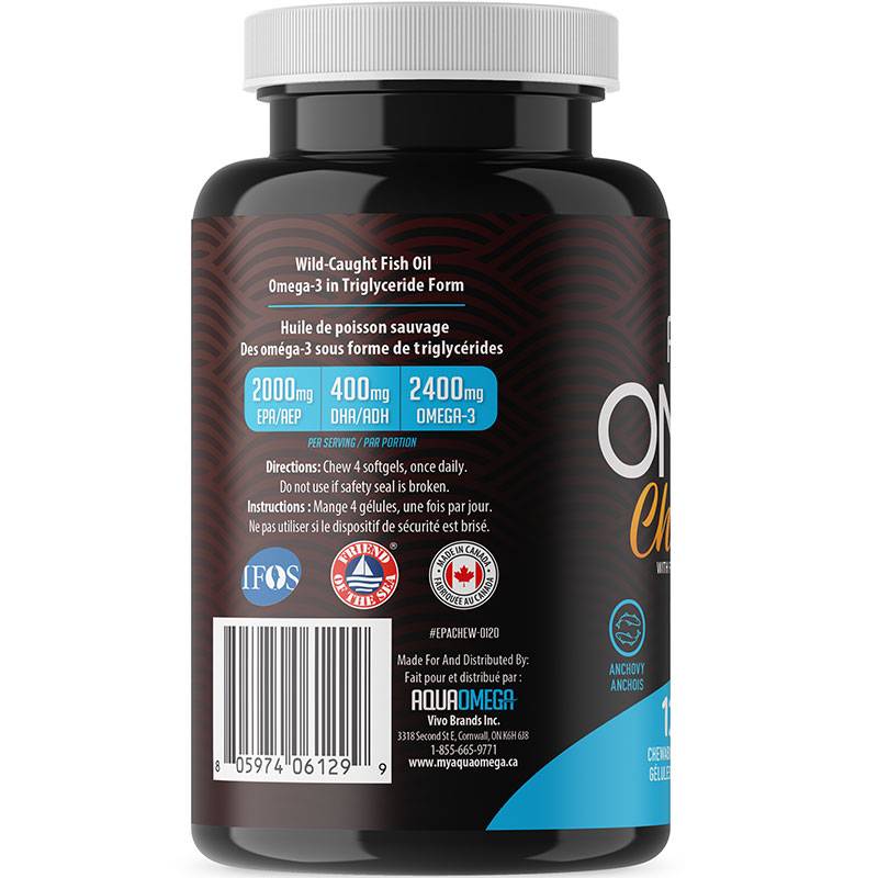 AquaOmega High EPA Omega-3 Chewables