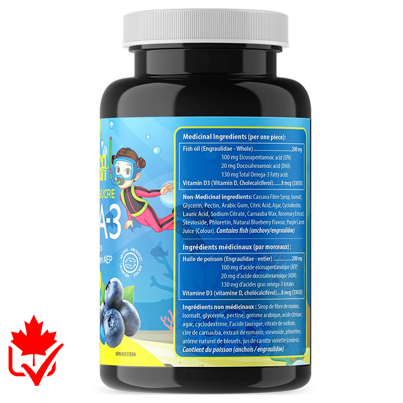 AquaOmega DHA Enfants 60 jujubes