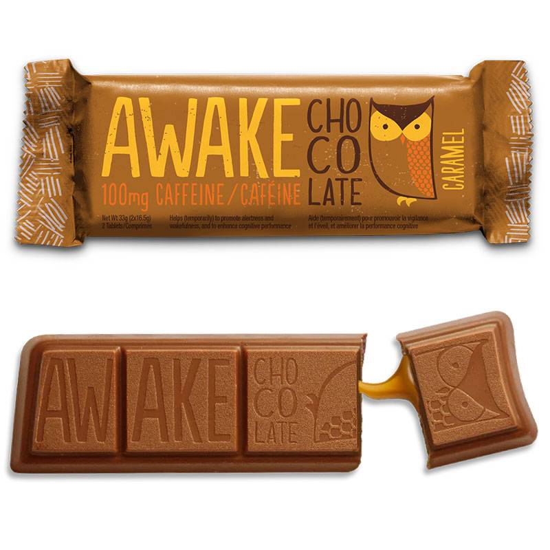 Awake Caffeinated Chocolate - Caramel