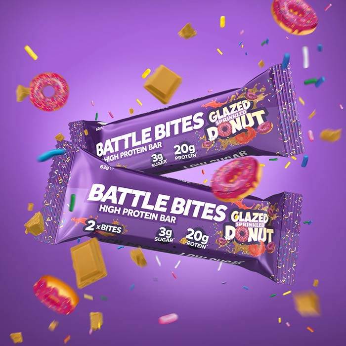 Battle Snacks Battle Bites - Glazed Sprinkled Donut