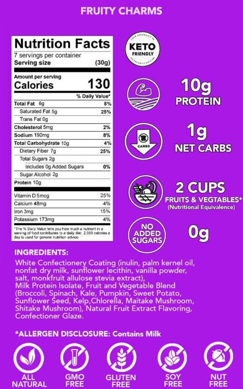 Better Than Good Protein Breakfast Puffs -- Fruity Charms
