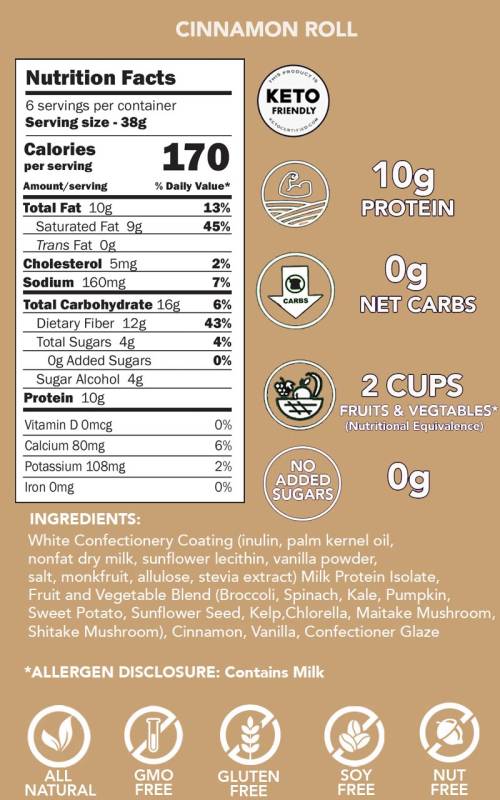 Better Than Good Protein Breakfast Puffs -- Cinnamon Roll