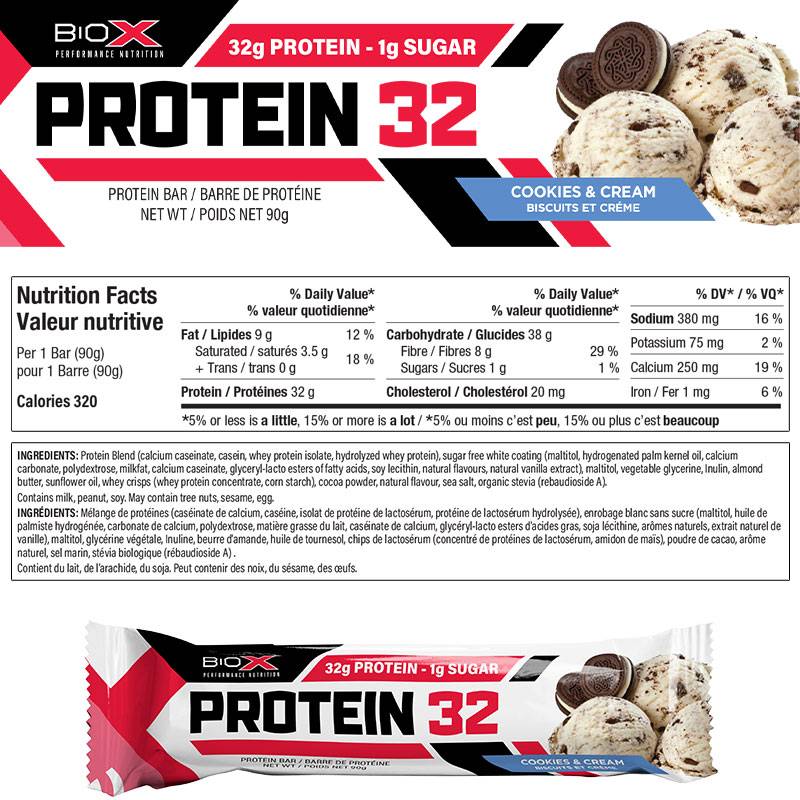 BioX Protein 32 bar - Single Bar