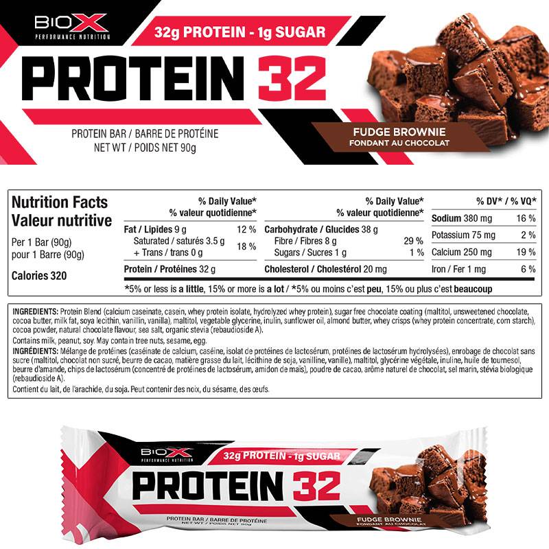 BioX Protein 32 bar - Single Bar