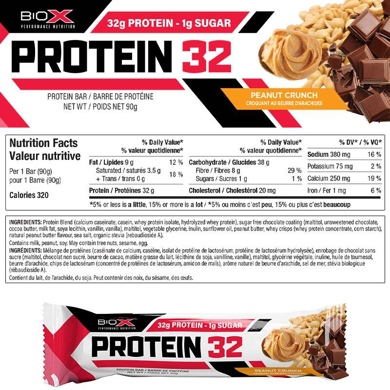 BioX Protein 32 bar - Single Bar