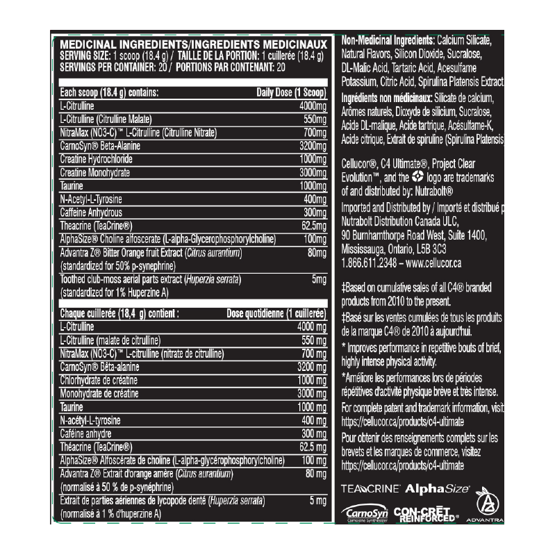 Cellucor C4 Ultimate 2.0 368g
