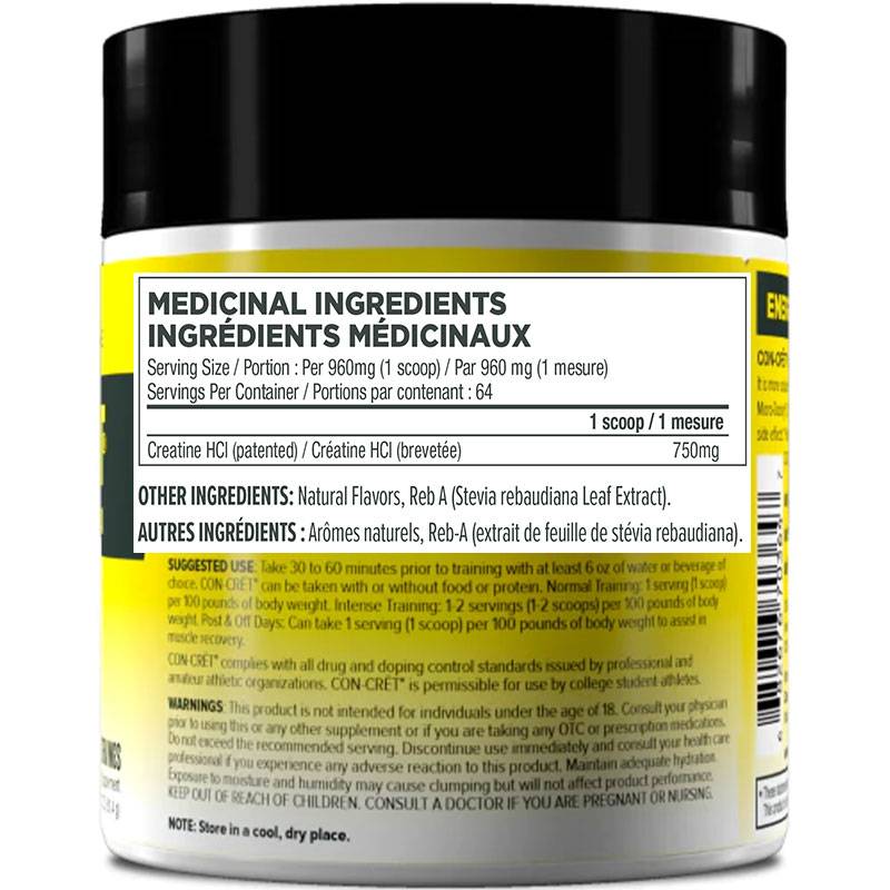 Con-Cret Creatine HCL Powder