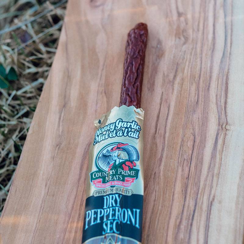Country Prime Meats Dry Pepperoni Stick - Honey Garlic