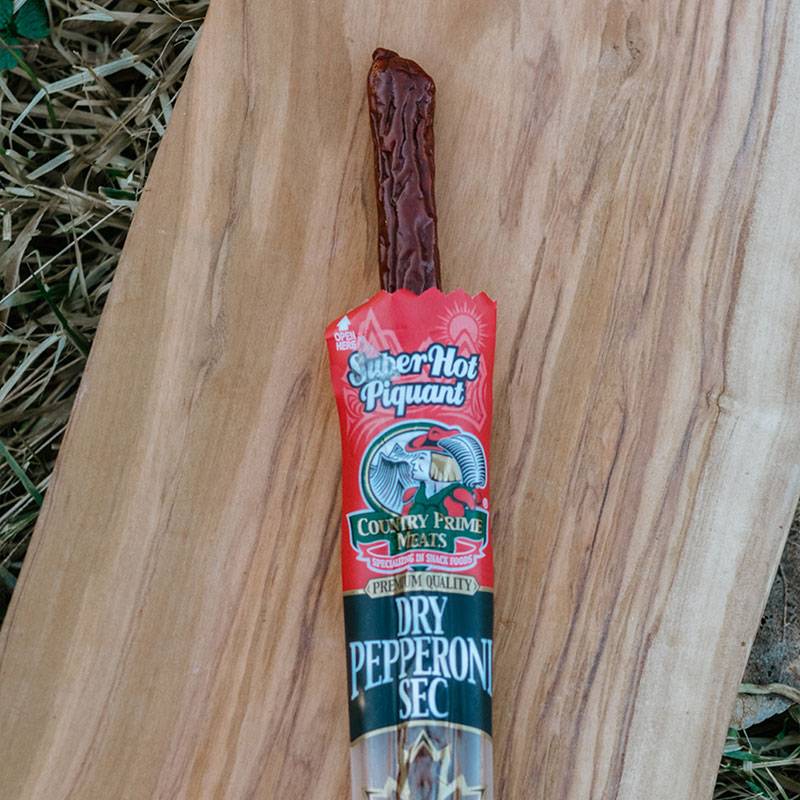 Country Prime Meats Dry Pepperoni Stick - Super Hot