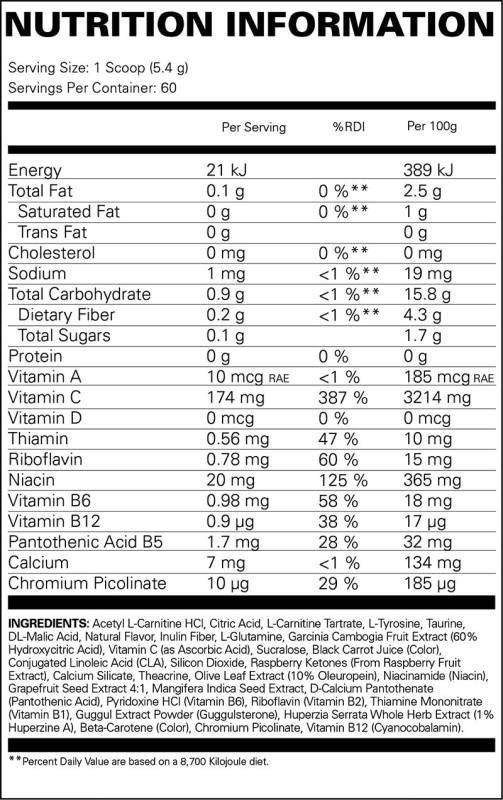 EHP Labs OxyShred Non-Stim