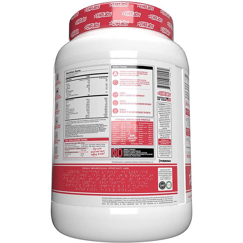 EHP Labs OxyWhey Lean Wellness Protein