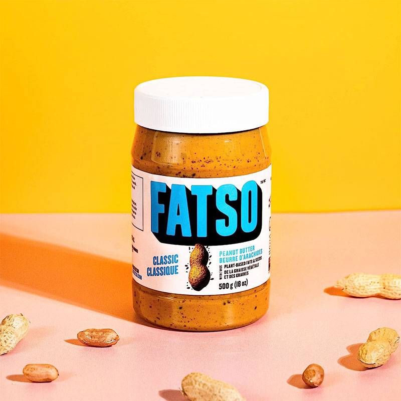 Fatso Flavour Powered Peanut Butter - Crunchy Salted Caramel