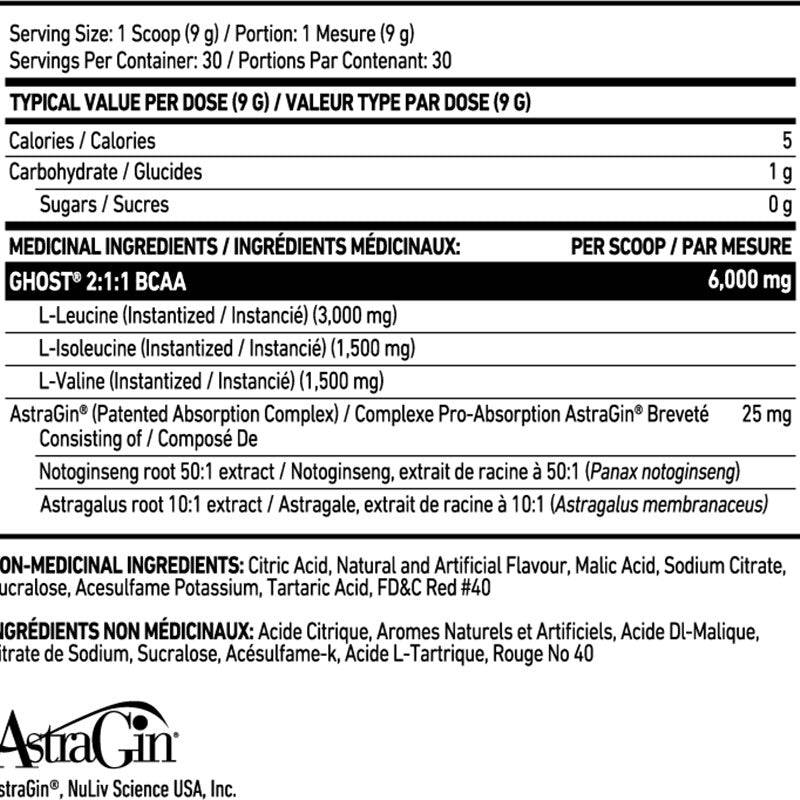 Ghost BCAA 300-330g