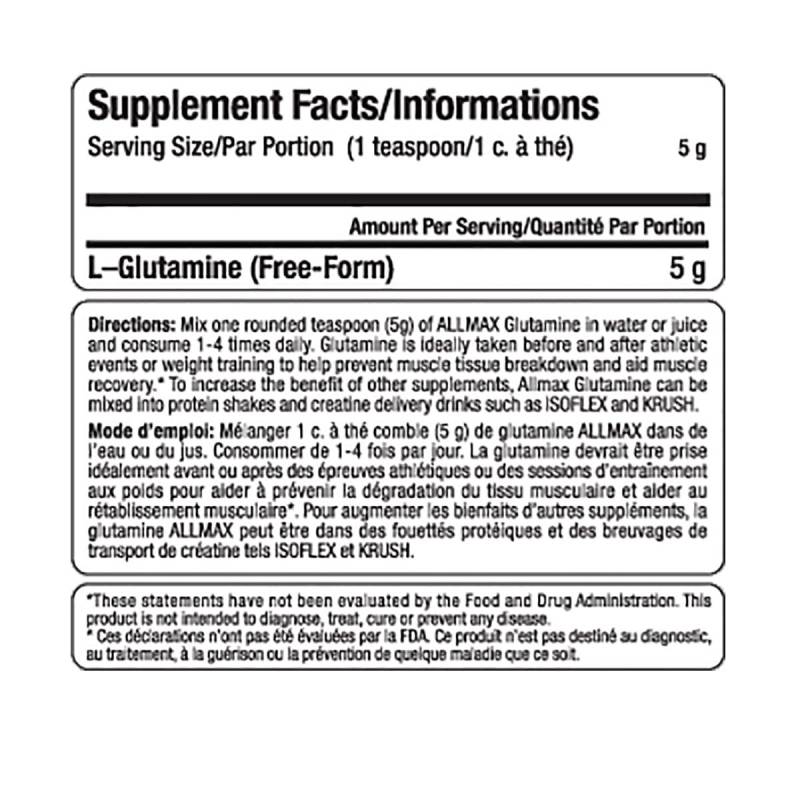 Allmax Glutamine 400g