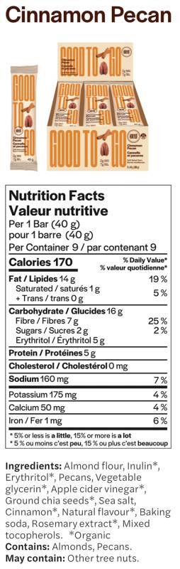 Good To Go Soft Baked Keto Bars