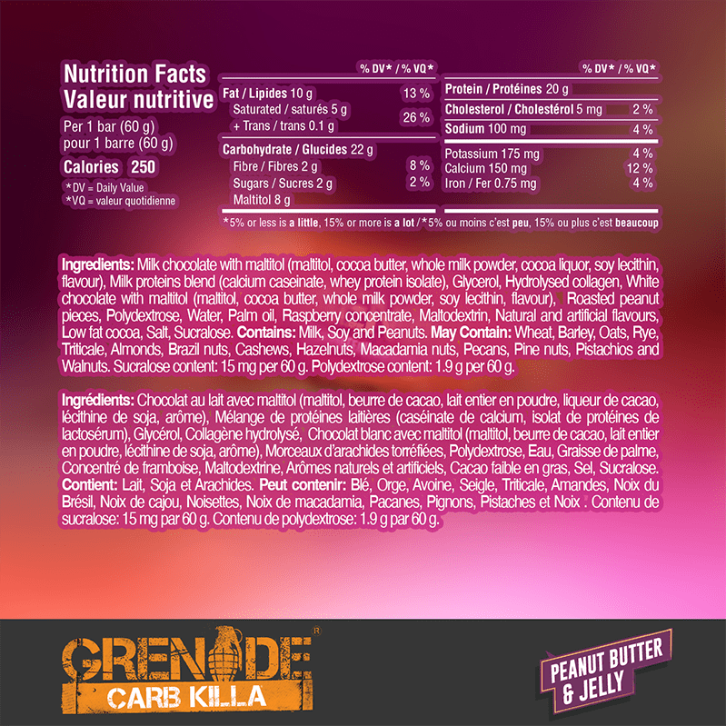 Grenade bars Box of 12