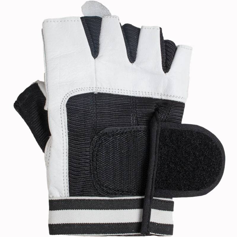 Grizzly Fitness Grizzly Paws Leather Training Gloves White (#8728-04)