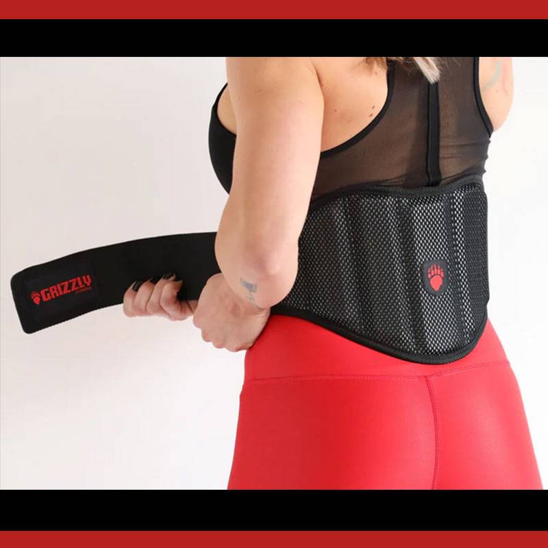 Grizzly Fitness SoFlex 7.5" MuscleBack Flex Training Belt (#8842-04) Black