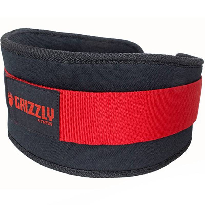 Grizzly Fitness SoFlex Training Belt 5" Wide (#8837-04) XL - Red