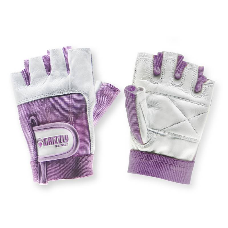 Grizzly Fitness Women's Paws Training Gloves (#8758-75) - Purple