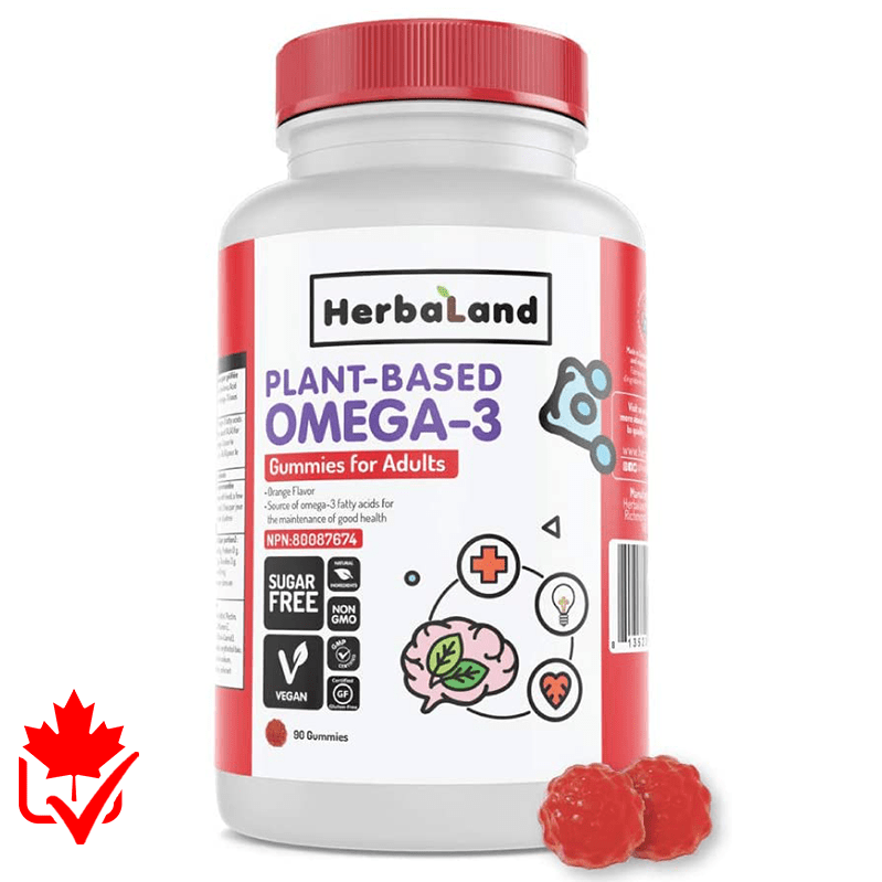 Herbaland Plant-Based Omega 3 90 Gummies