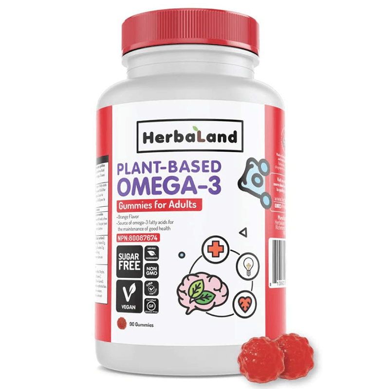 Herbaland Plant-Based Omega 3 90 Gummies