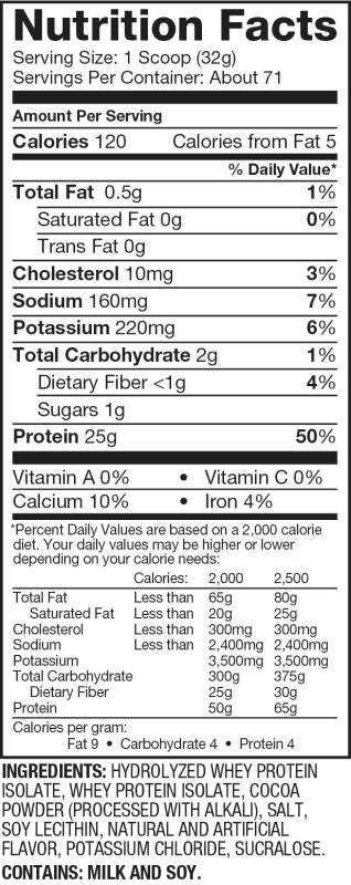 Dymatize ISO 100 Hydrolysate Isolate 5lbs