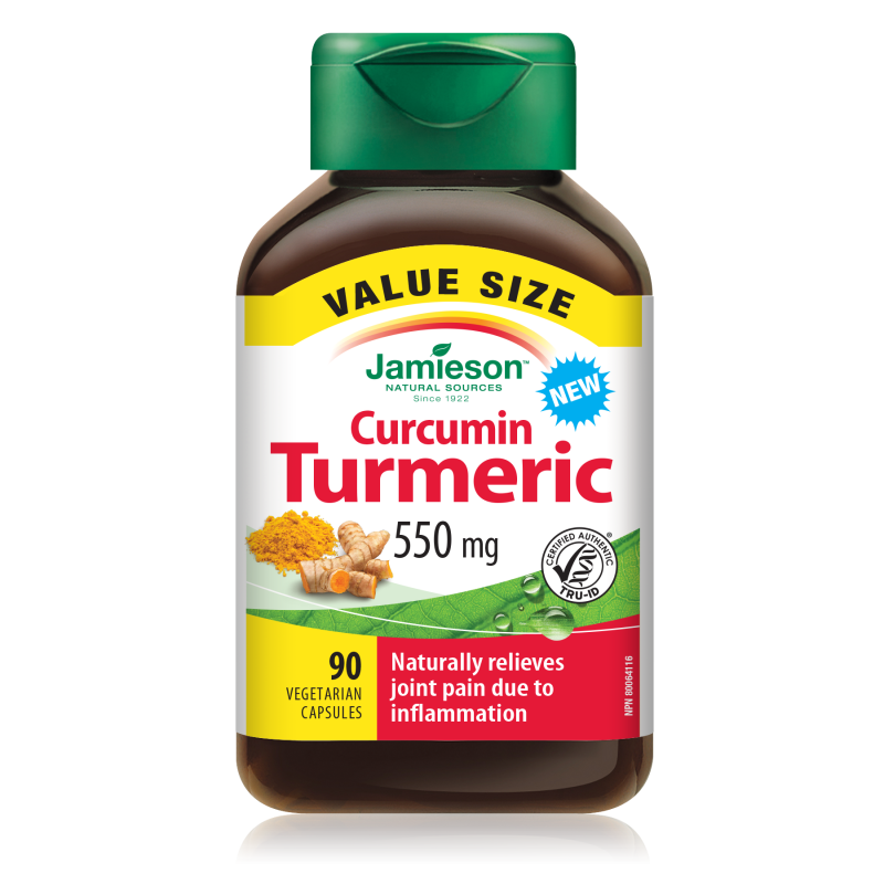 Jamieson Turmeric Curcumin 550mg 60 cap