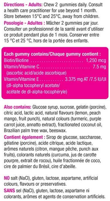 Jamieson Biotin Gummies