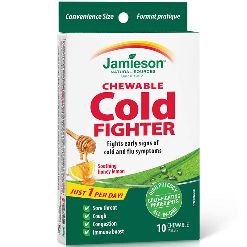 Jamieson Cold Fighter Chewable 10 Tabs
