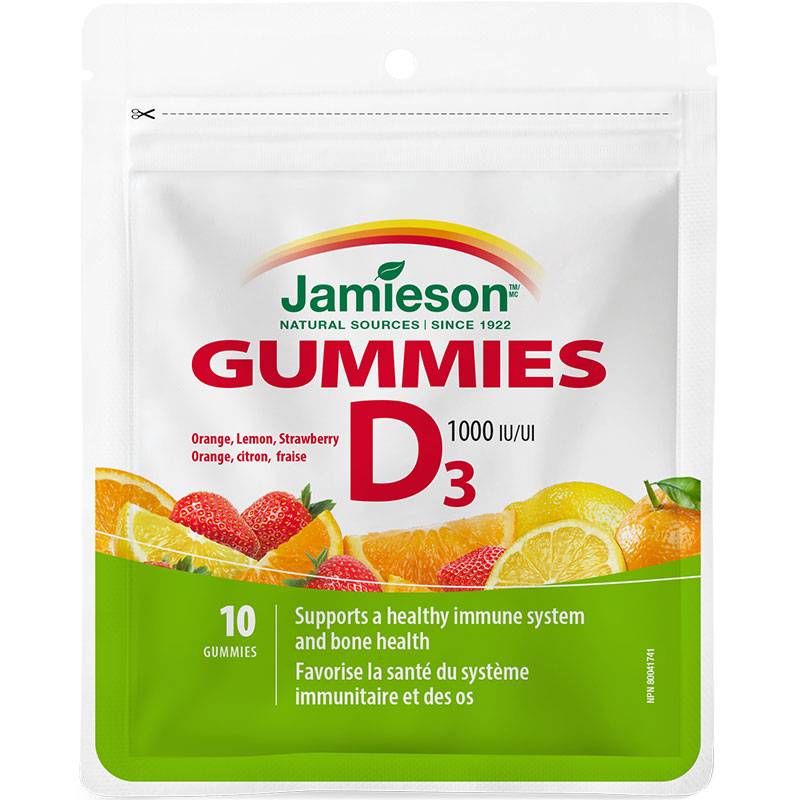 Jamieson Vitamin D3 1000iu Gummies