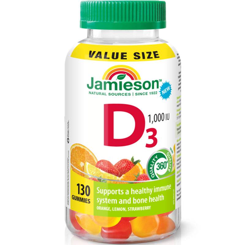 Jamieson Vitamin D3 1000iu Gummies *VALUE SIZE!*