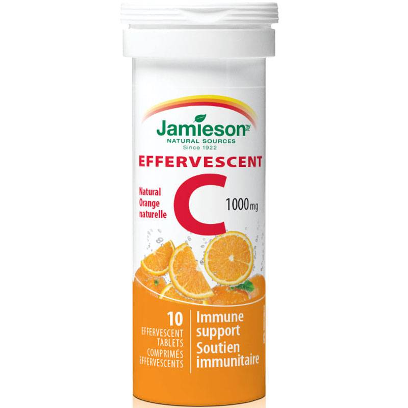 Jamieson Effervescent Vitamin C 1,000mg - Natural Orange